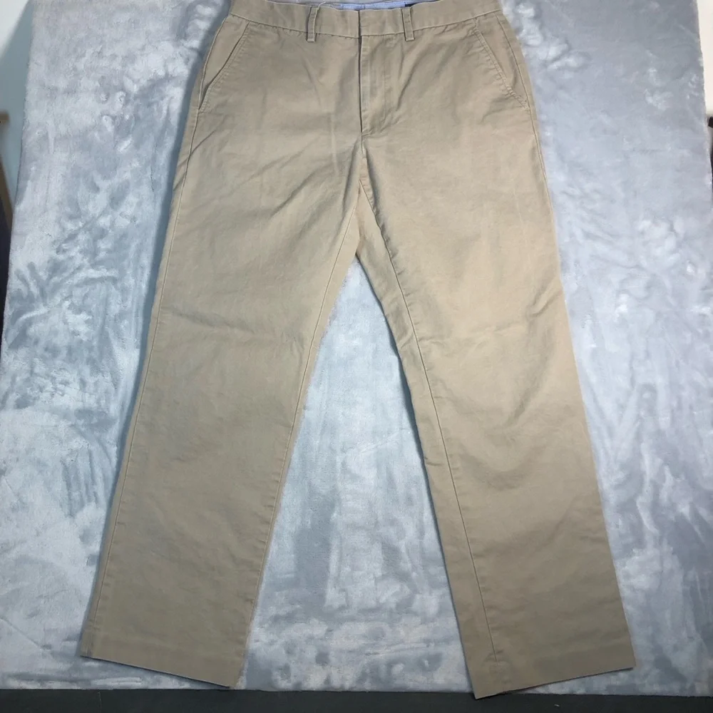 J. Crew Men's Flex Bedford Straight-Fit Chino's Khaki Size 32 x 32
